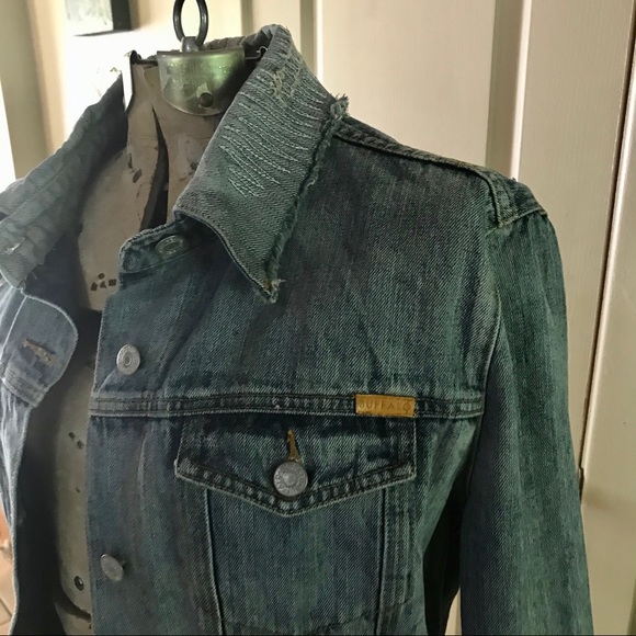 Buffalo David Bitton Jean Jacket Soft Washed Denim - Picture 2 of 12